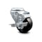 Service Caster 3 Inch Hard Rubber Wheel Swivel Bolt Hole Caster with Brake SCC-BH20S314-HRS-TLB - alternate 1